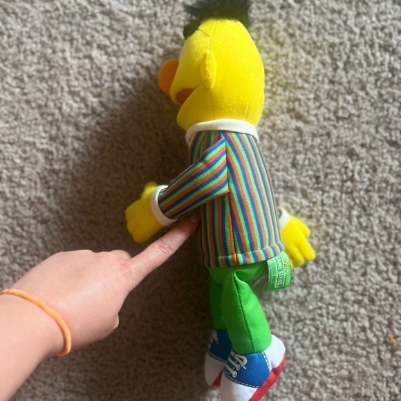 2010 Gund Sesame Street 14" Plush Bert Muppet Doll 075364 Stuffed Animal Toy - Picture 3 of 7